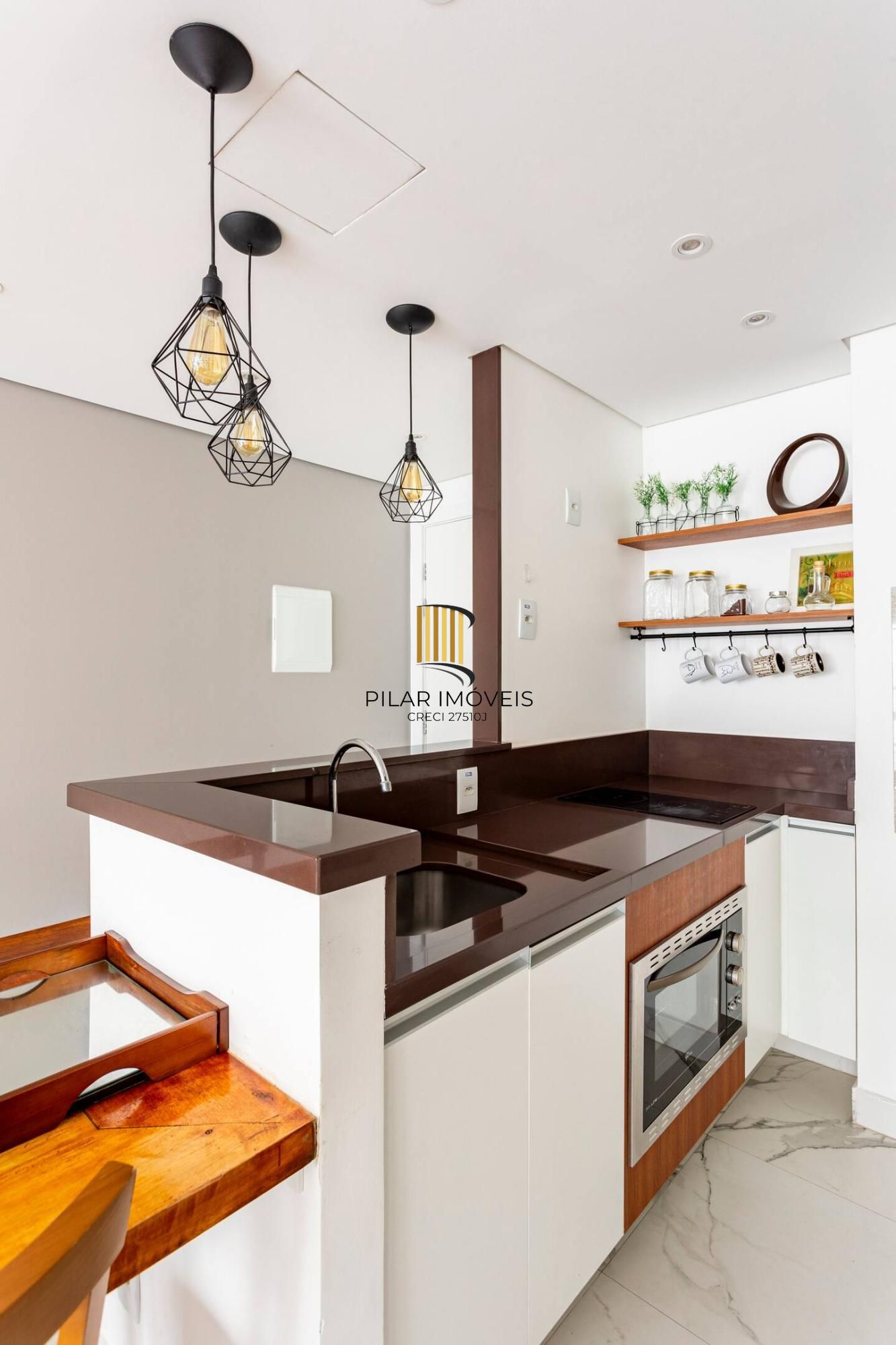 1 Dormitório Mobiliado no Trend Nova Carlos, com sacada, churrasqueira