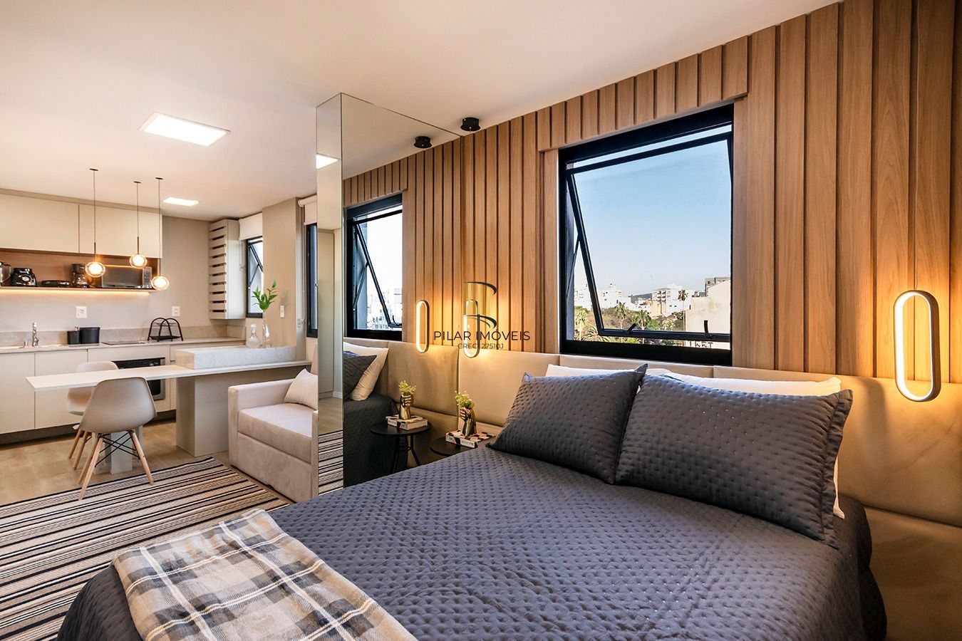 Apartamento decorado e equipado