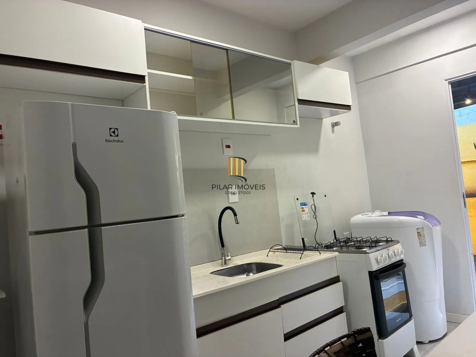 Lindo studio garden com churrasqueira