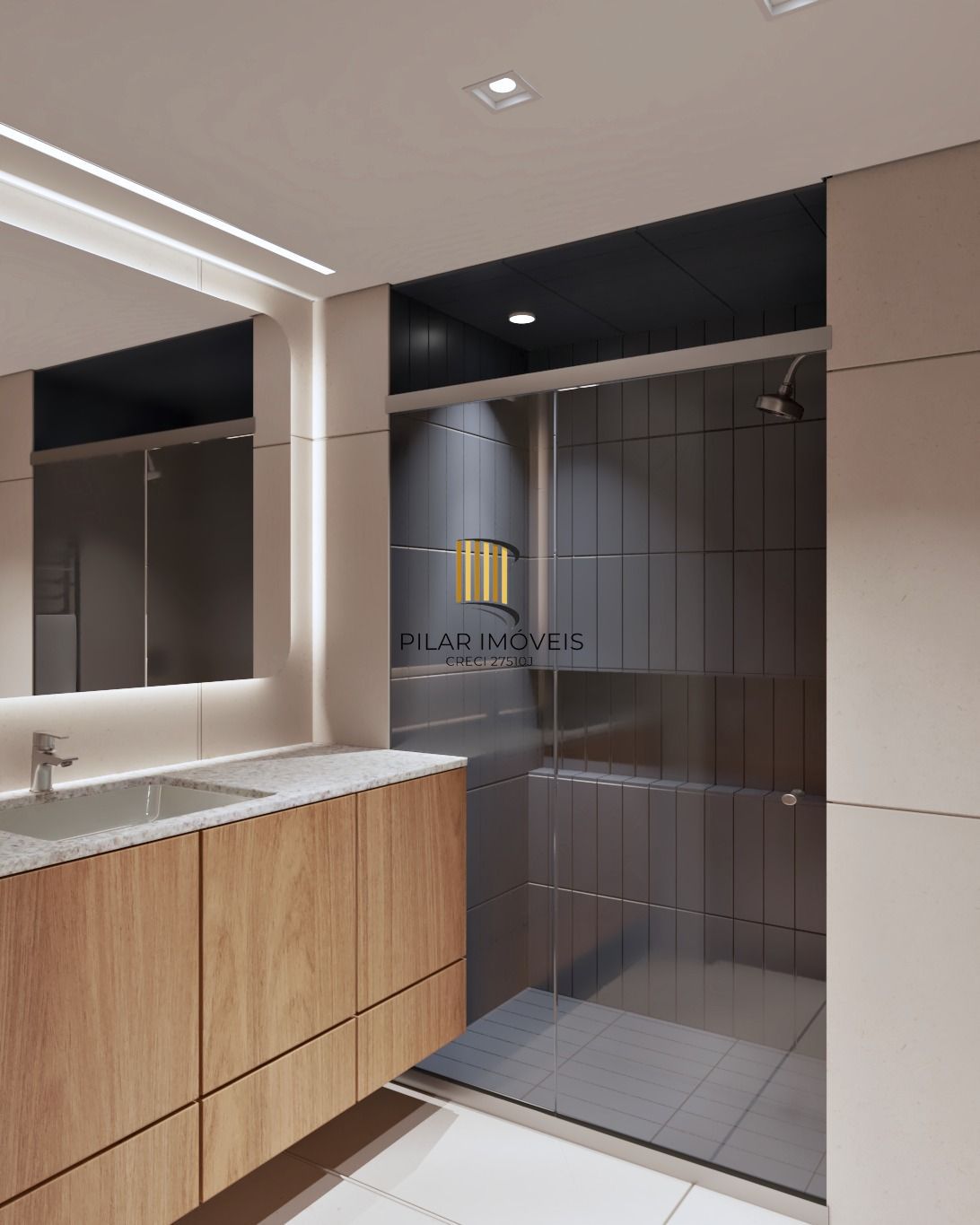 3 dormitórios, reformado e semi mobiliado no coração do Petrópolis