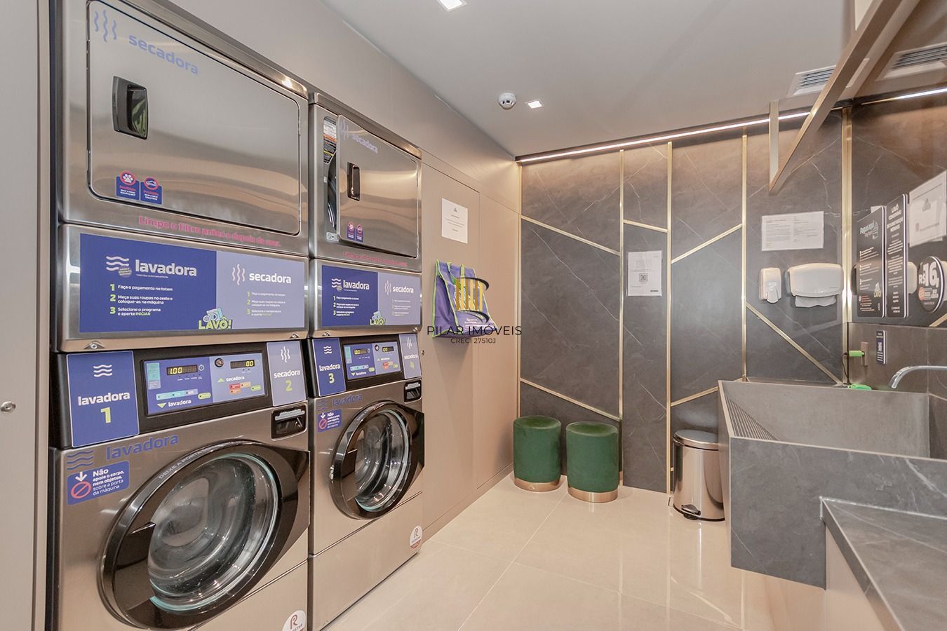 Stúdio mobilado e decorado pronto para mudar