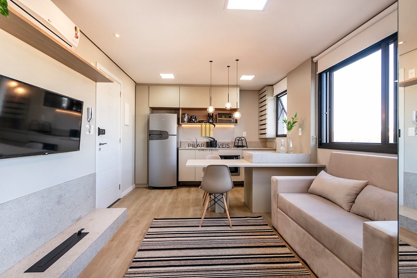 Apartamento decorado e equipado