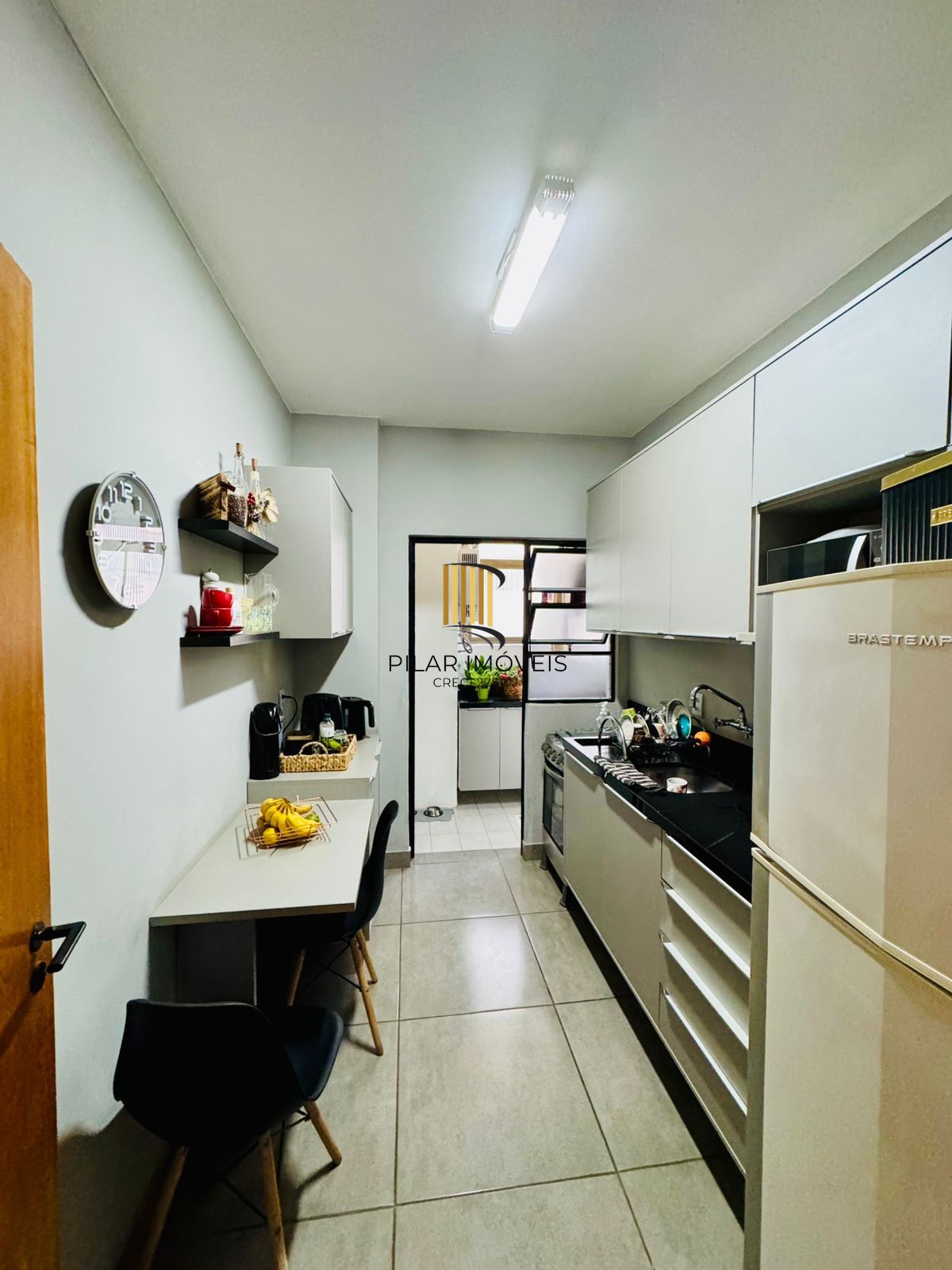 2 dormitórios com sacada integrada, churrasqueira com home office com vaga