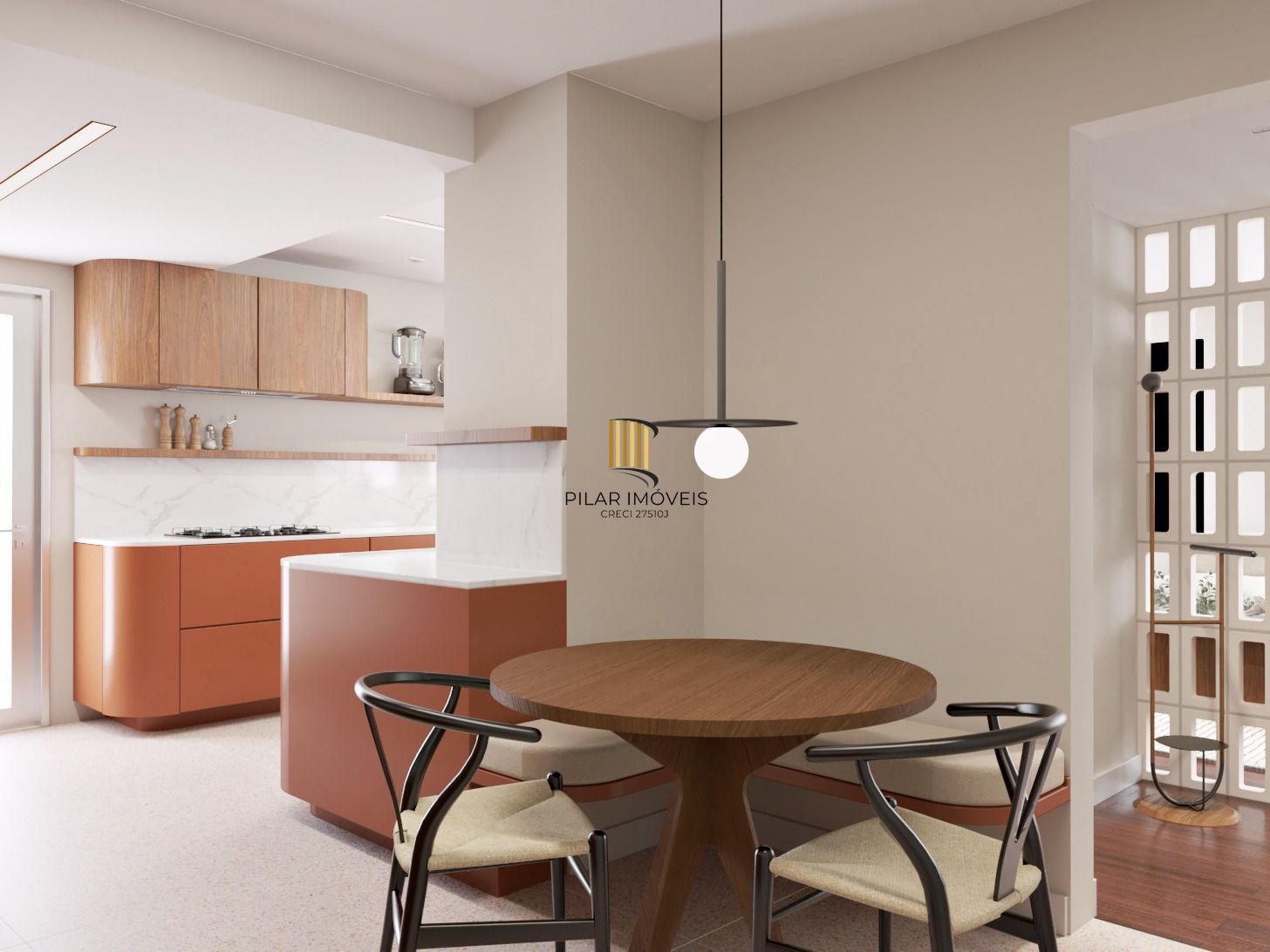 3 dormitórios, reformado e semi mobiliado no coração do Petrópolis