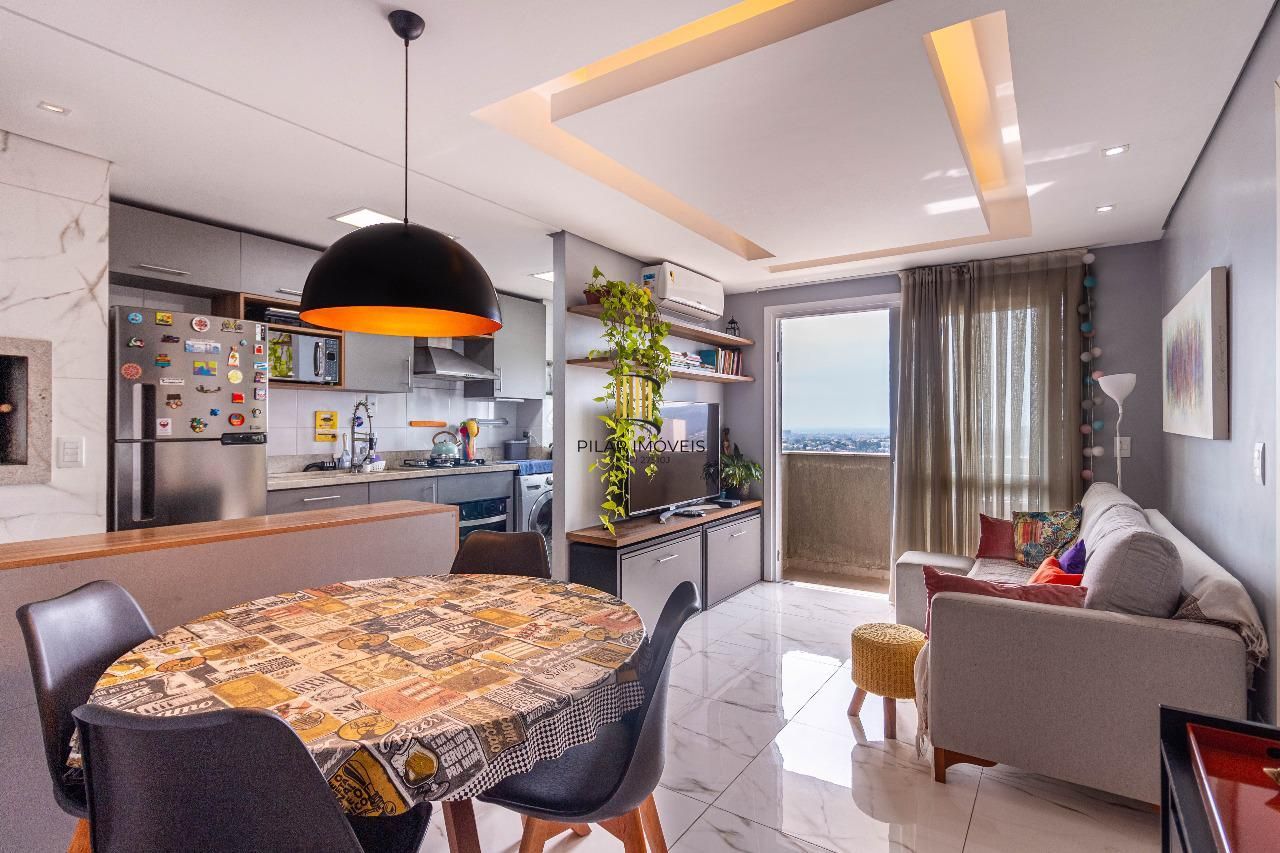 Apartamento de 1 dormitório mobiliado no pornto mais alto do Petrópolis,