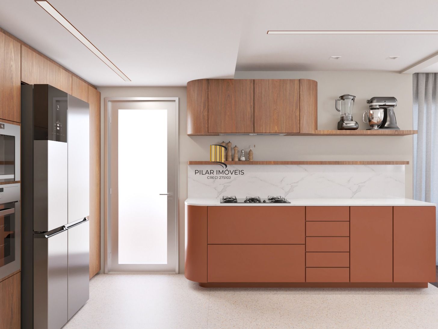 3 dormitórios, reformado e semi mobiliado no coração do Petrópolis