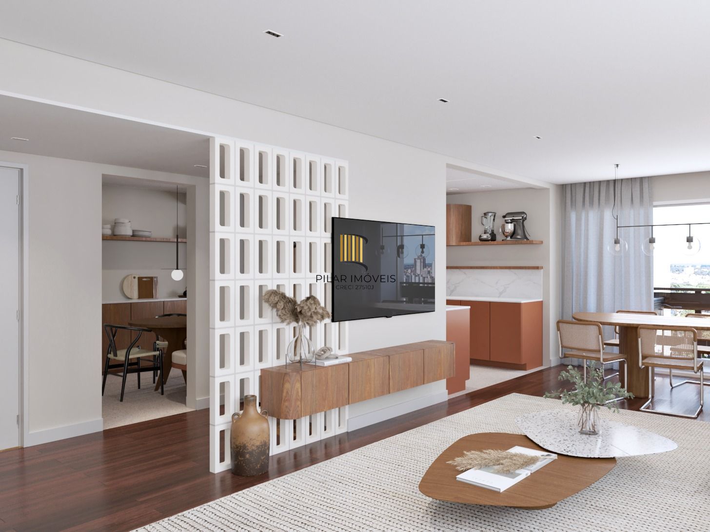 3 dormitórios, reformado e semi mobiliado no coração do Petrópolis