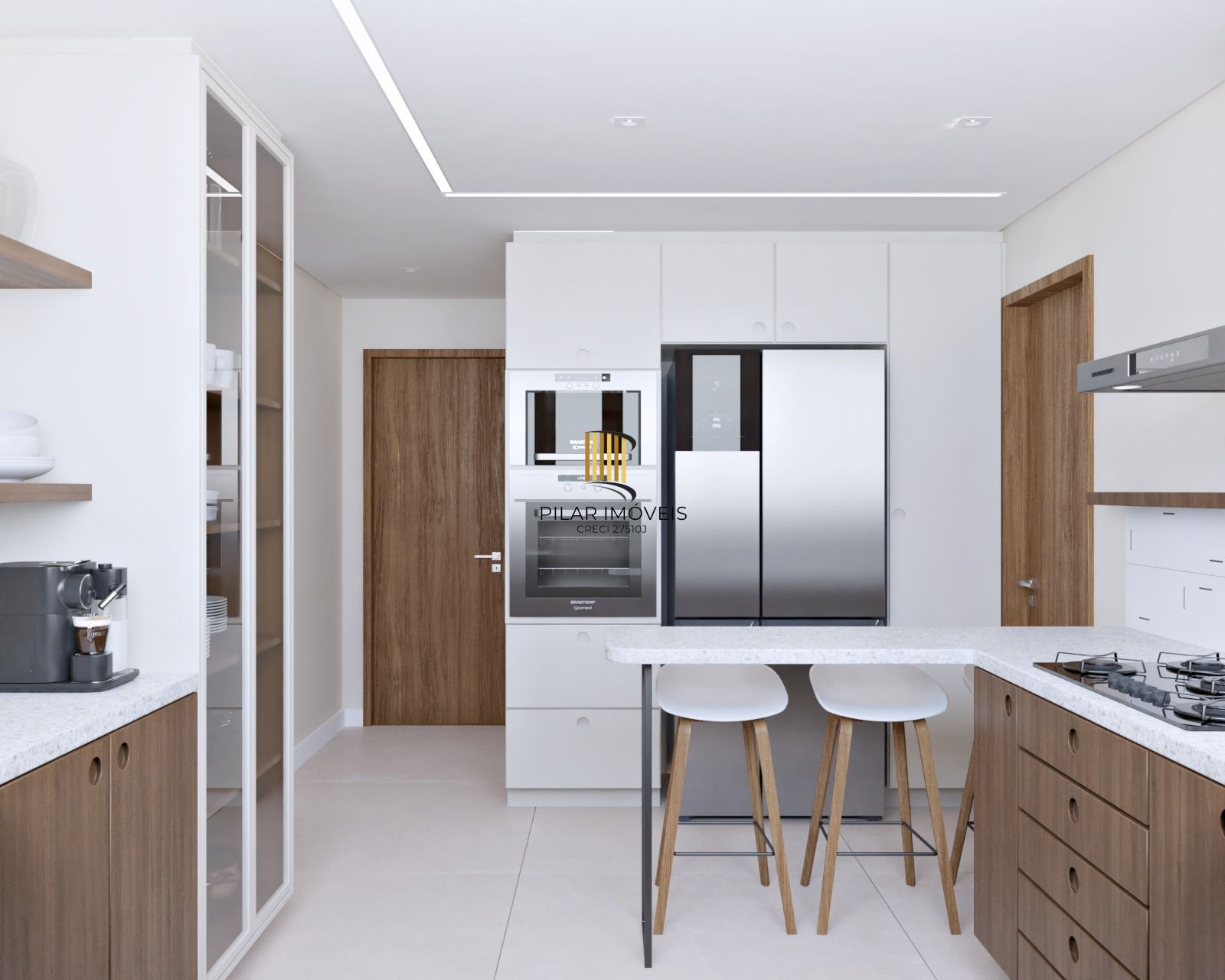 Todo reformado 3 Suítes, 2 Vagas e cozinha Gourmet – No Bairro Petrópolis