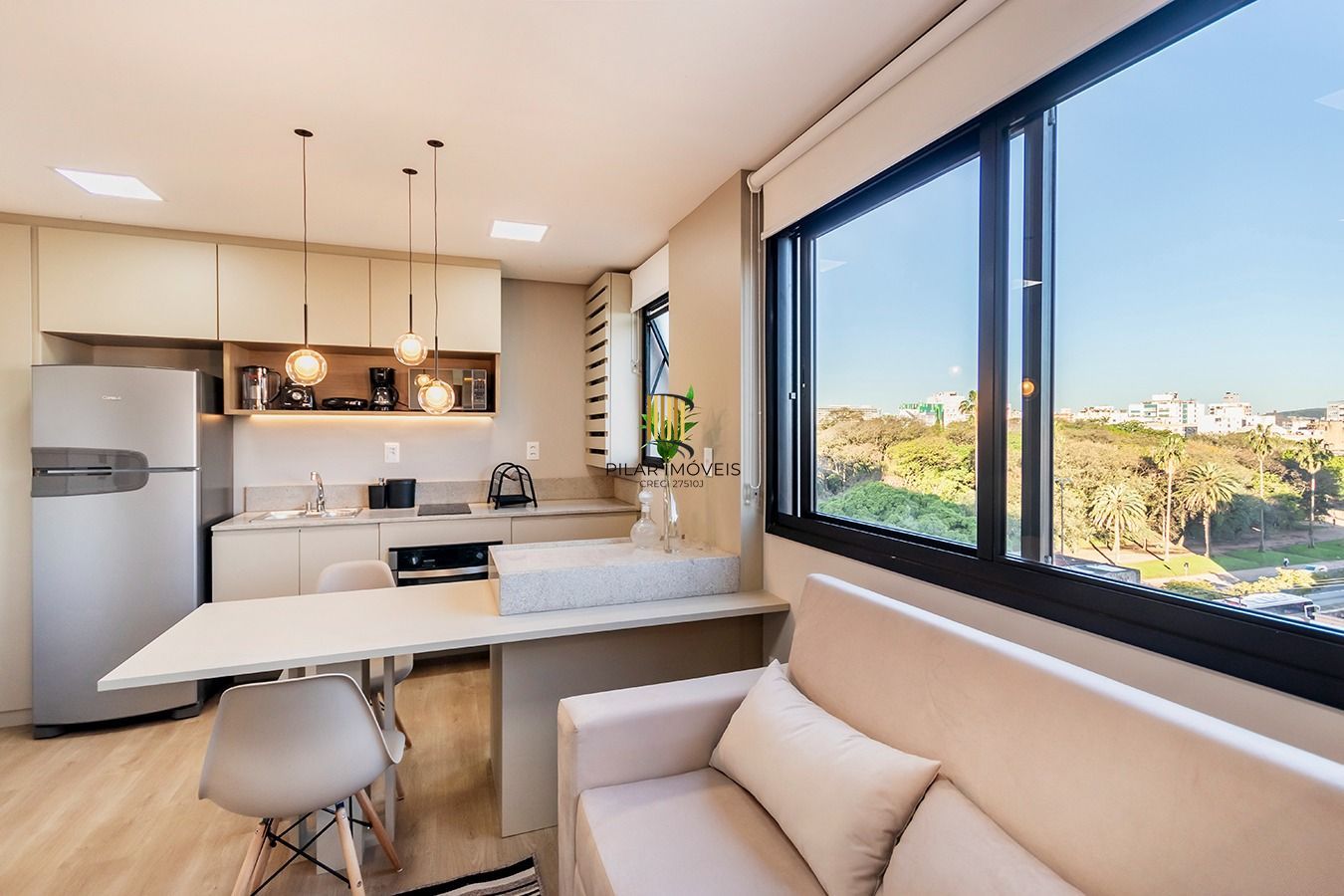 Apartamento decorado e equipado