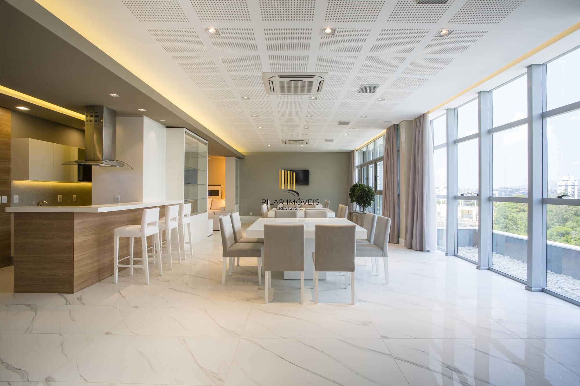 2 Suites Mobiliado no Trend Nova Carlos, com sacada, churrasqueira