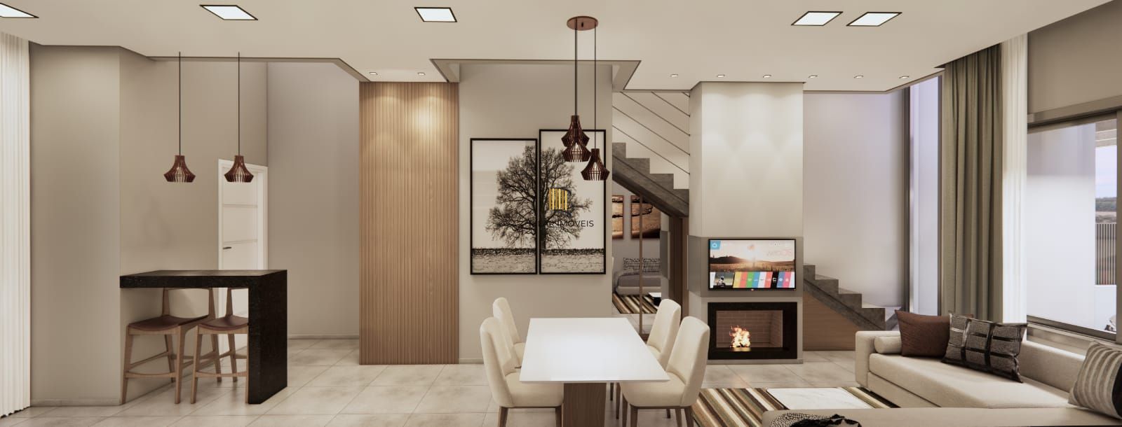 SOBRADO HÍPICA MOBILIADO - RESIDENCIAL MAVI
