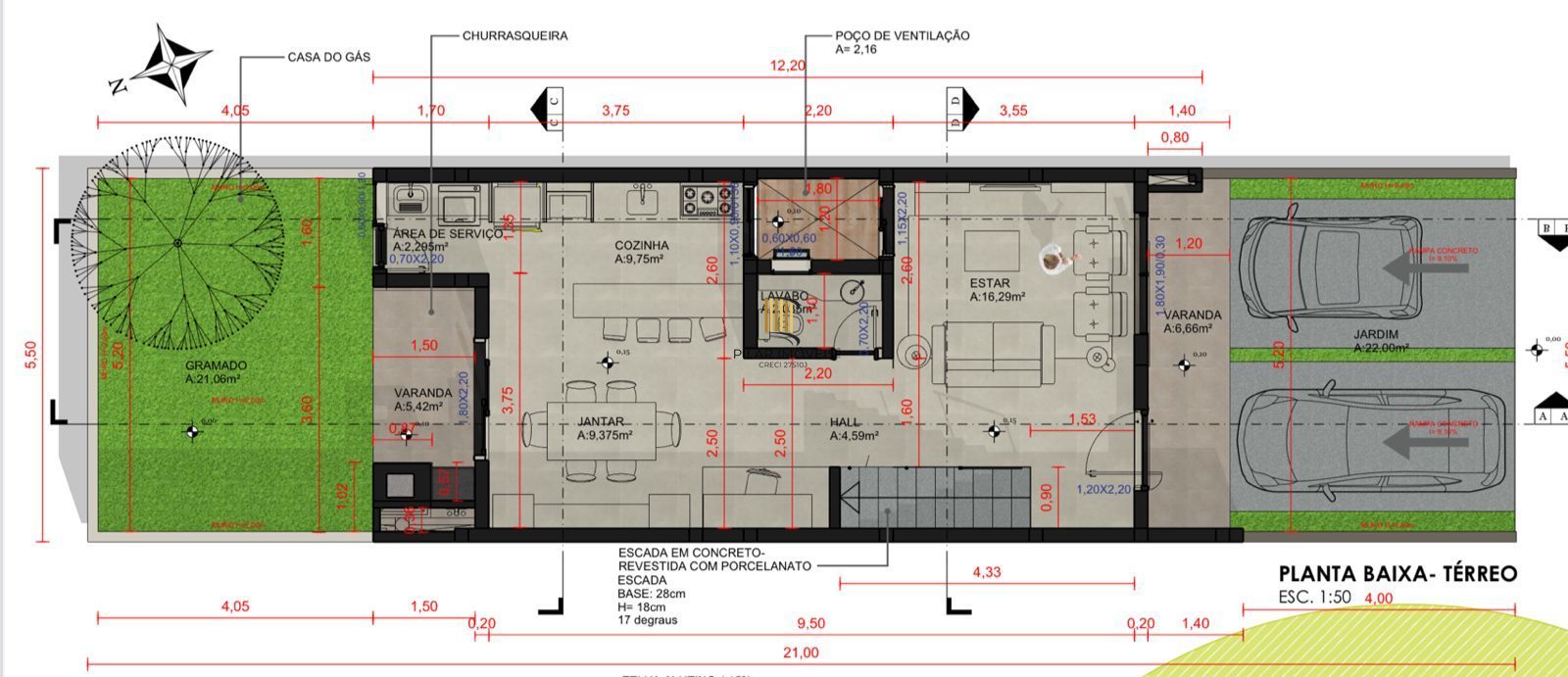 Casa de Condomínio 3 dormitórios no bairro Campo Novo