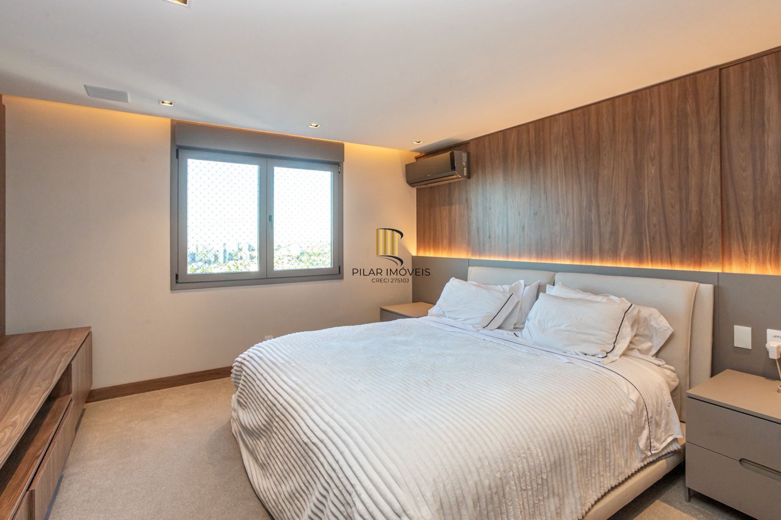 Apartamento de Luxo mobiliado com vista definitiva e automação- Três Figueiras