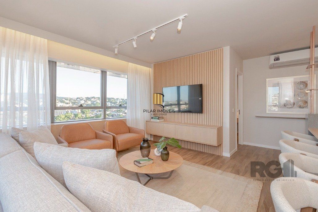 Apto de 1 dormitório com 60m² pronto para morar com 2 vagas e vista panorâmica