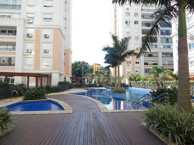 Vende apartamento semi-mobiliado, 3 dormitórios no Condomínio Jardim Novo Higienópolis