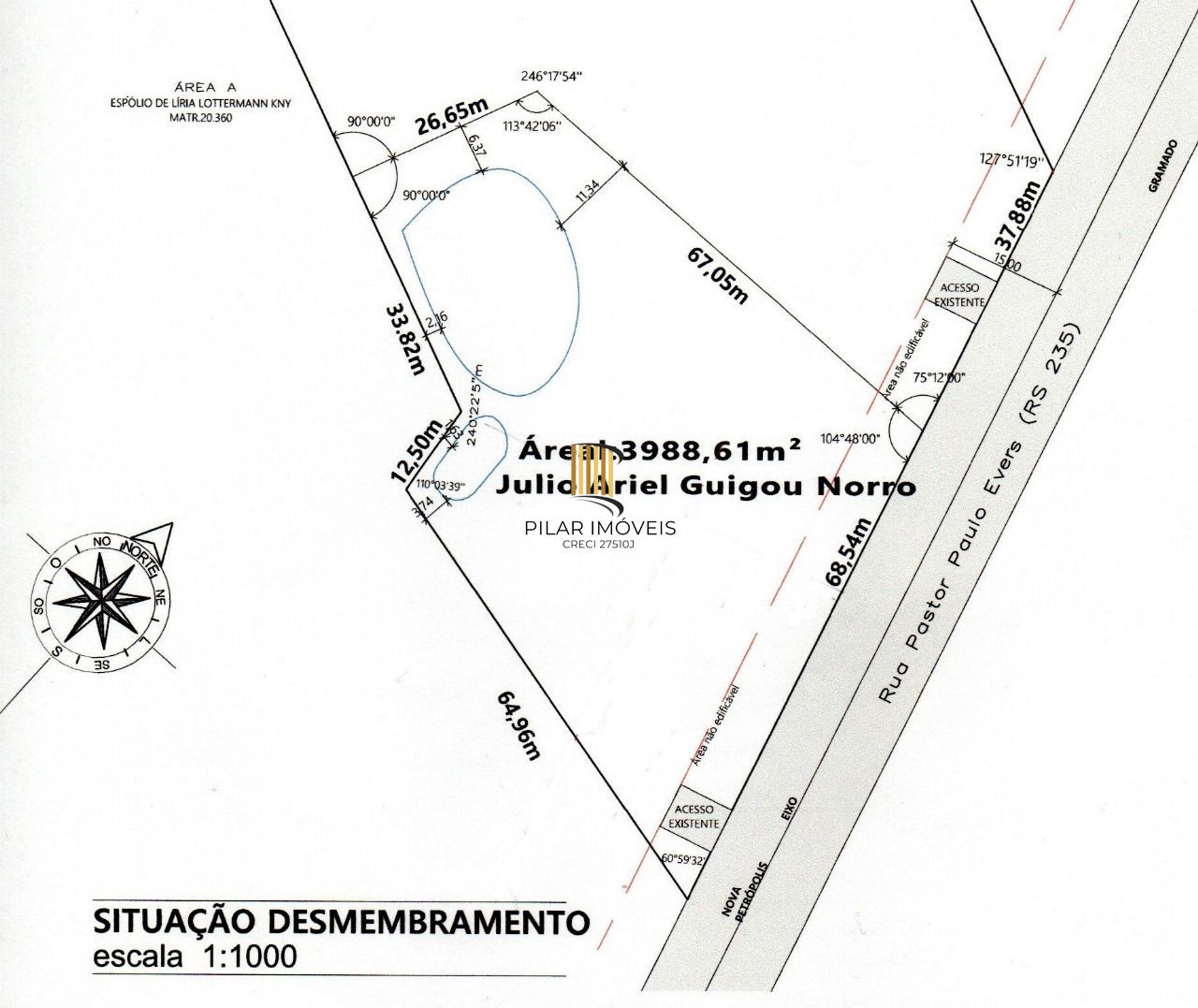 Área para comprar com casas Enxaimel em Nova Petrópolis.