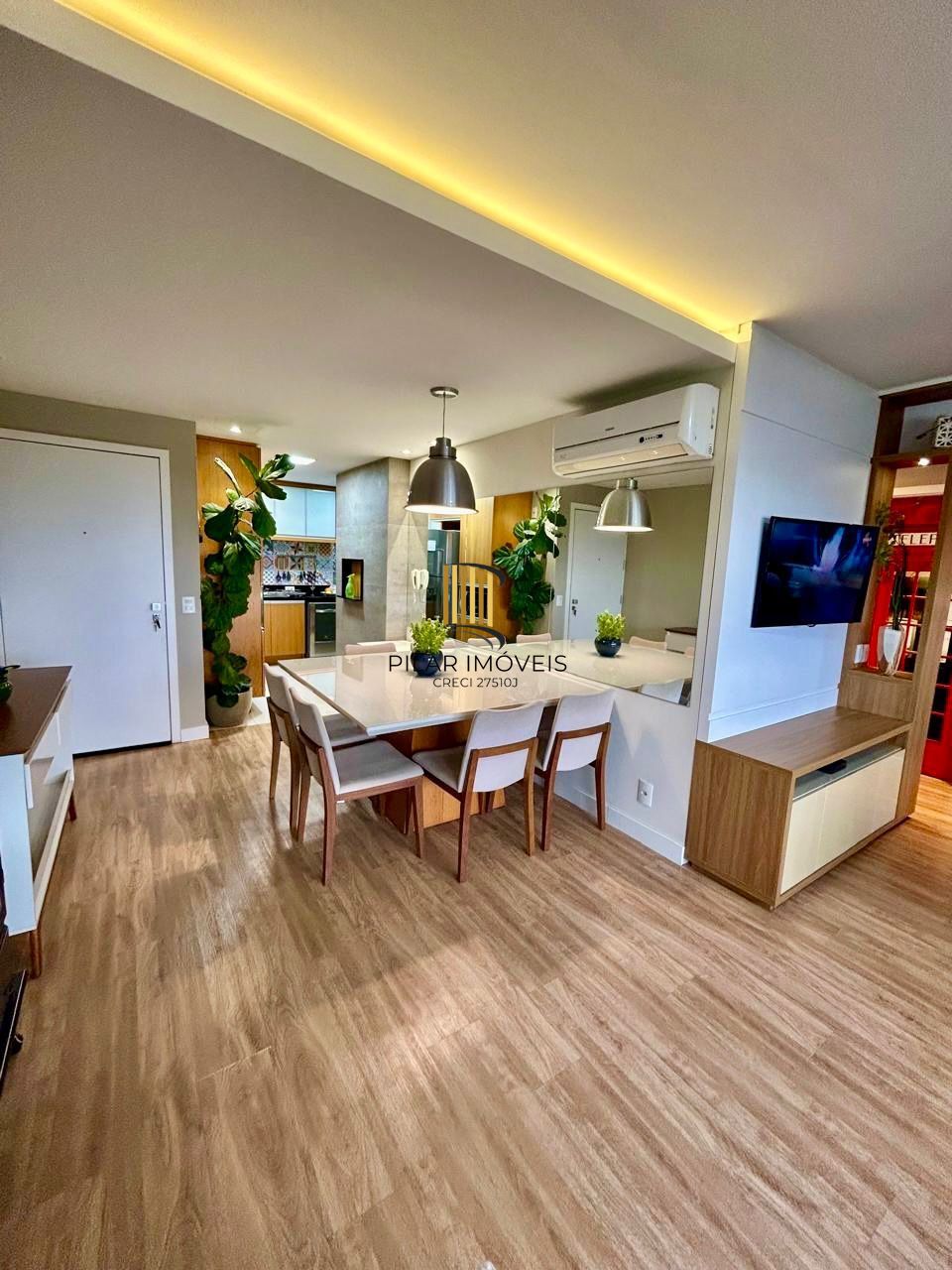 Excelente apartamento mobiliado no bairro Tristeza com 3d para comprar