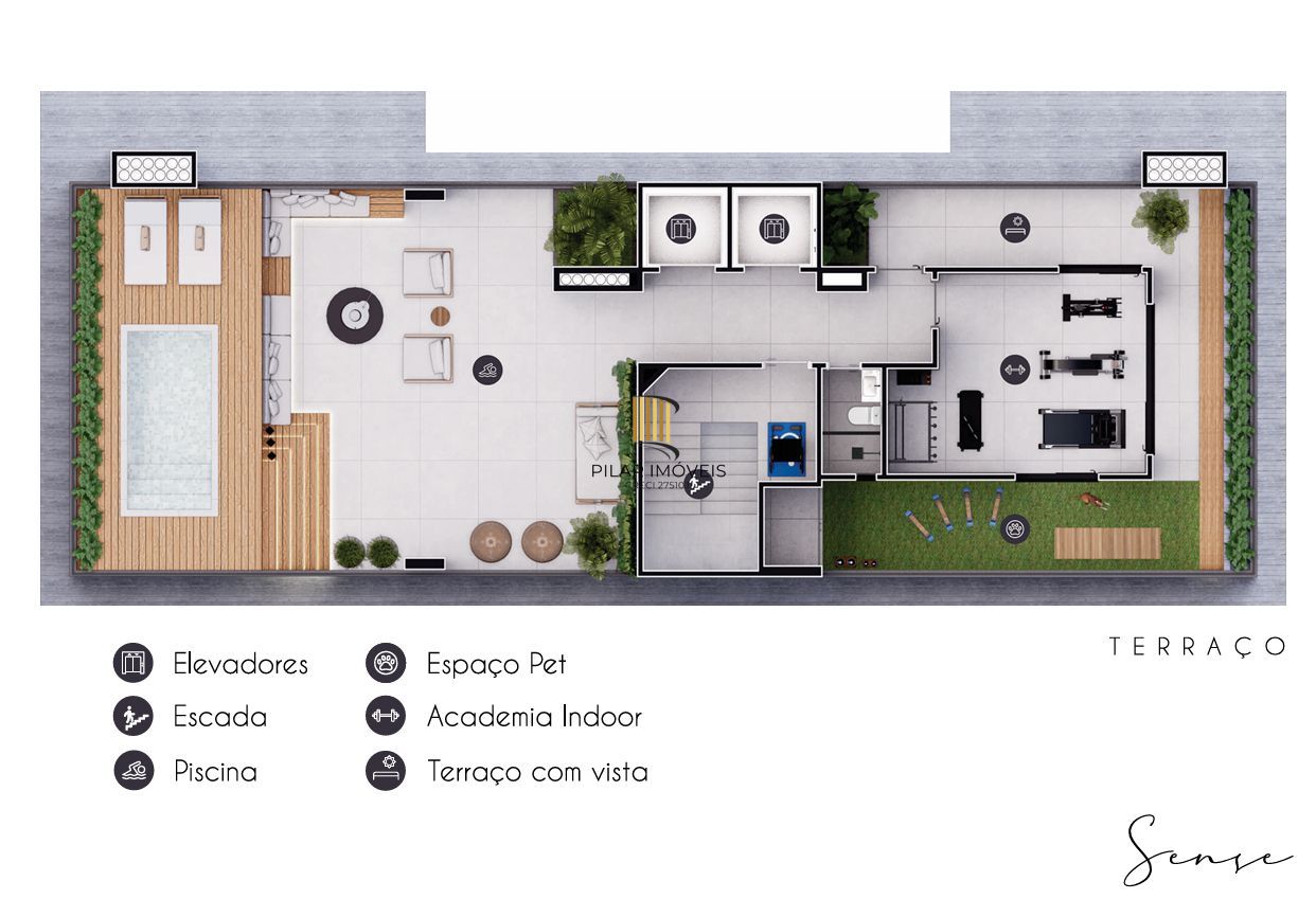 3D com 3 suítes, lavabo, churrasqueira