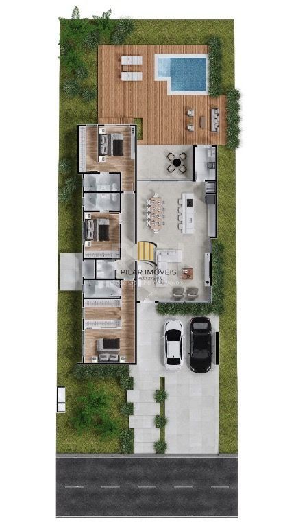 Casa com 3 dormitórios Para comprar Com  246 m² por R$ 1.800.000,00 - Centro - Torres/RS