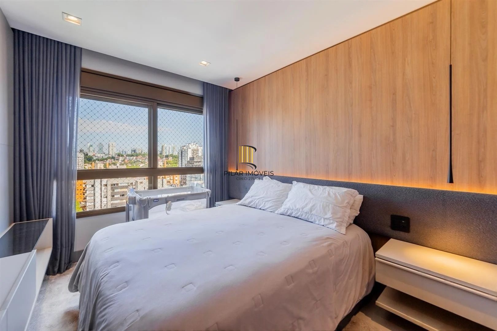 Apartamento 3 suítes mobiliado por arquiteta | 3 vagas | Lareira | Churrasqueira | High Garden Boa Vista