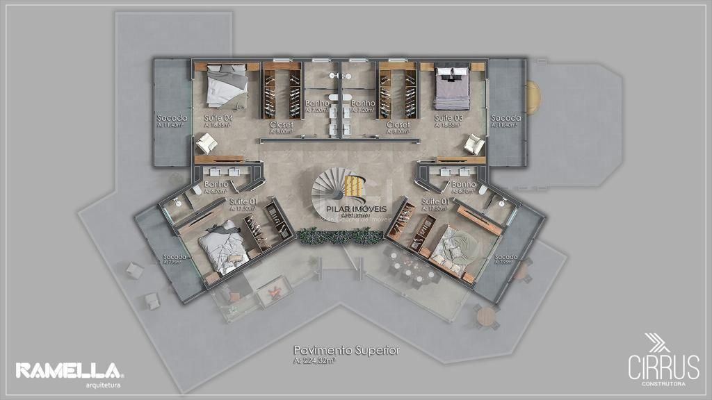 Mansão no Ocean Side para Comprar com  592m2 por R$ 5.200.000,00