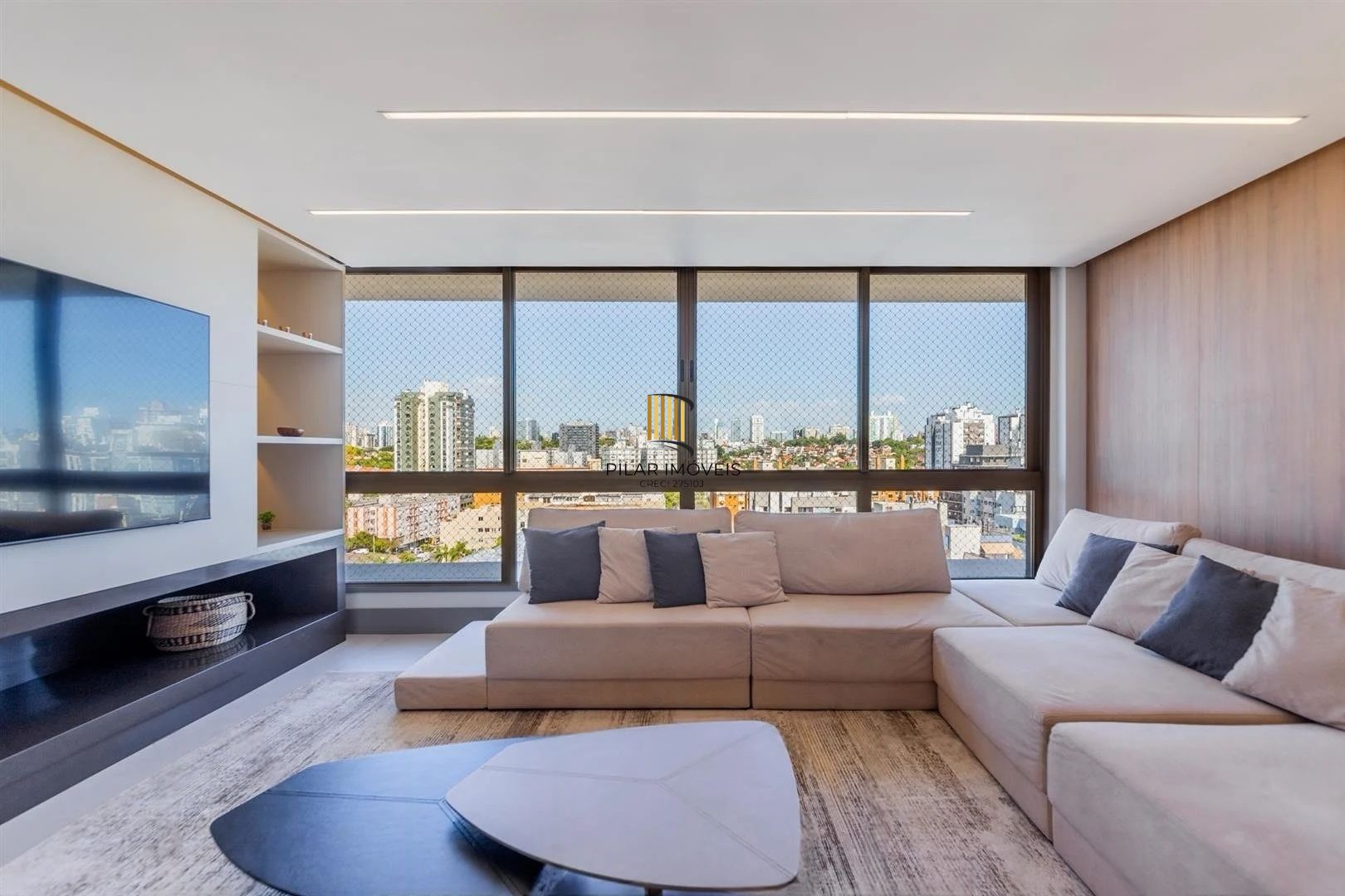 Apartamento 3 suítes mobiliado por arquiteta | 3 vagas | Lareira | Churrasqueira | High Garden Boa Vista