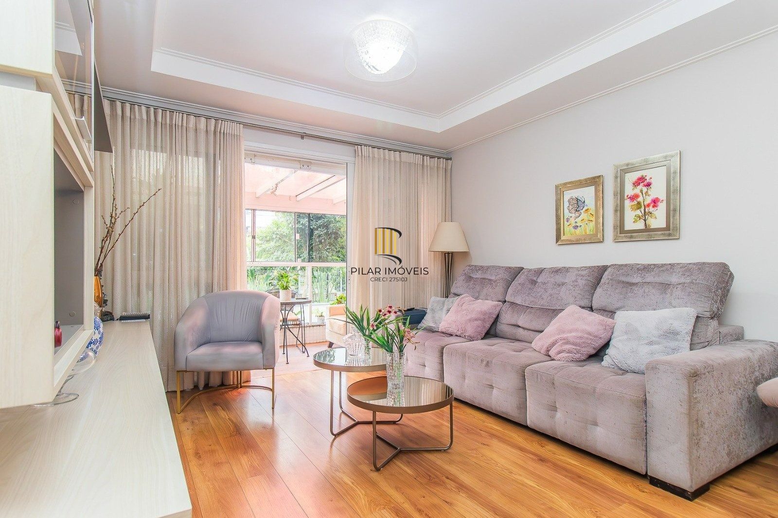 Apartamento Garden com 107m² e 3 dormitórios, 1 suíte, 2 vagas