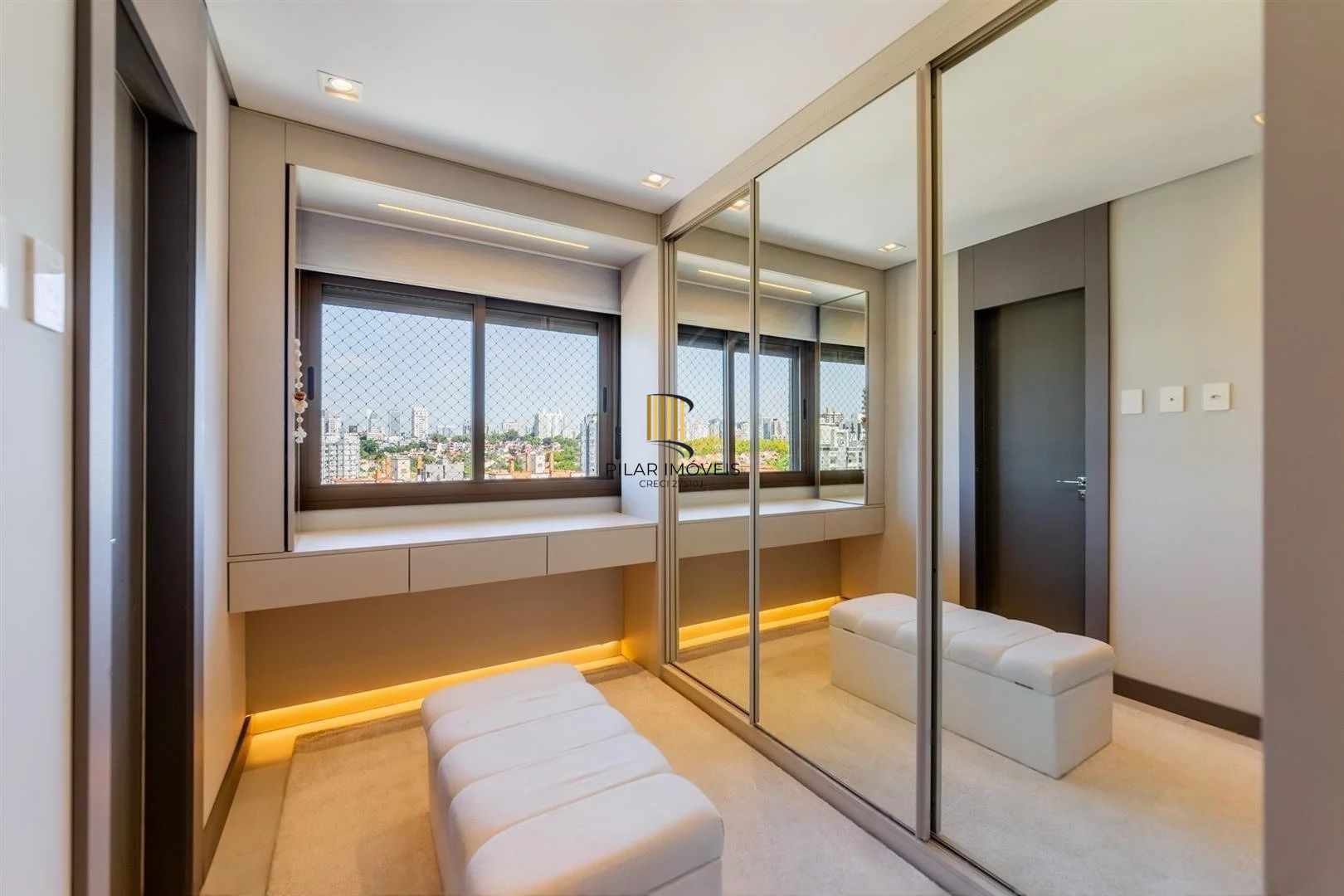 Apartamento 3 suítes mobiliado por arquiteta | 3 vagas | Lareira | Churrasqueira | High Garden Boa Vista