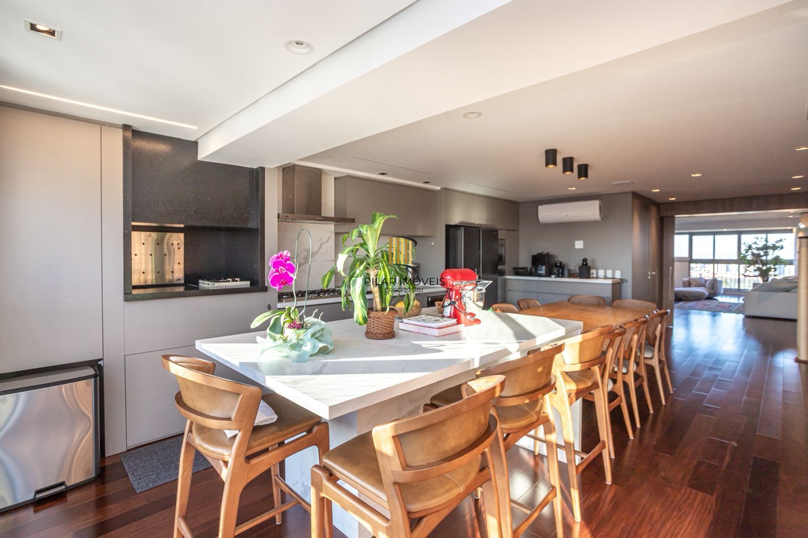 Apartamento de Luxo mobiliado com vista definitiva e automação- Três Figueiras