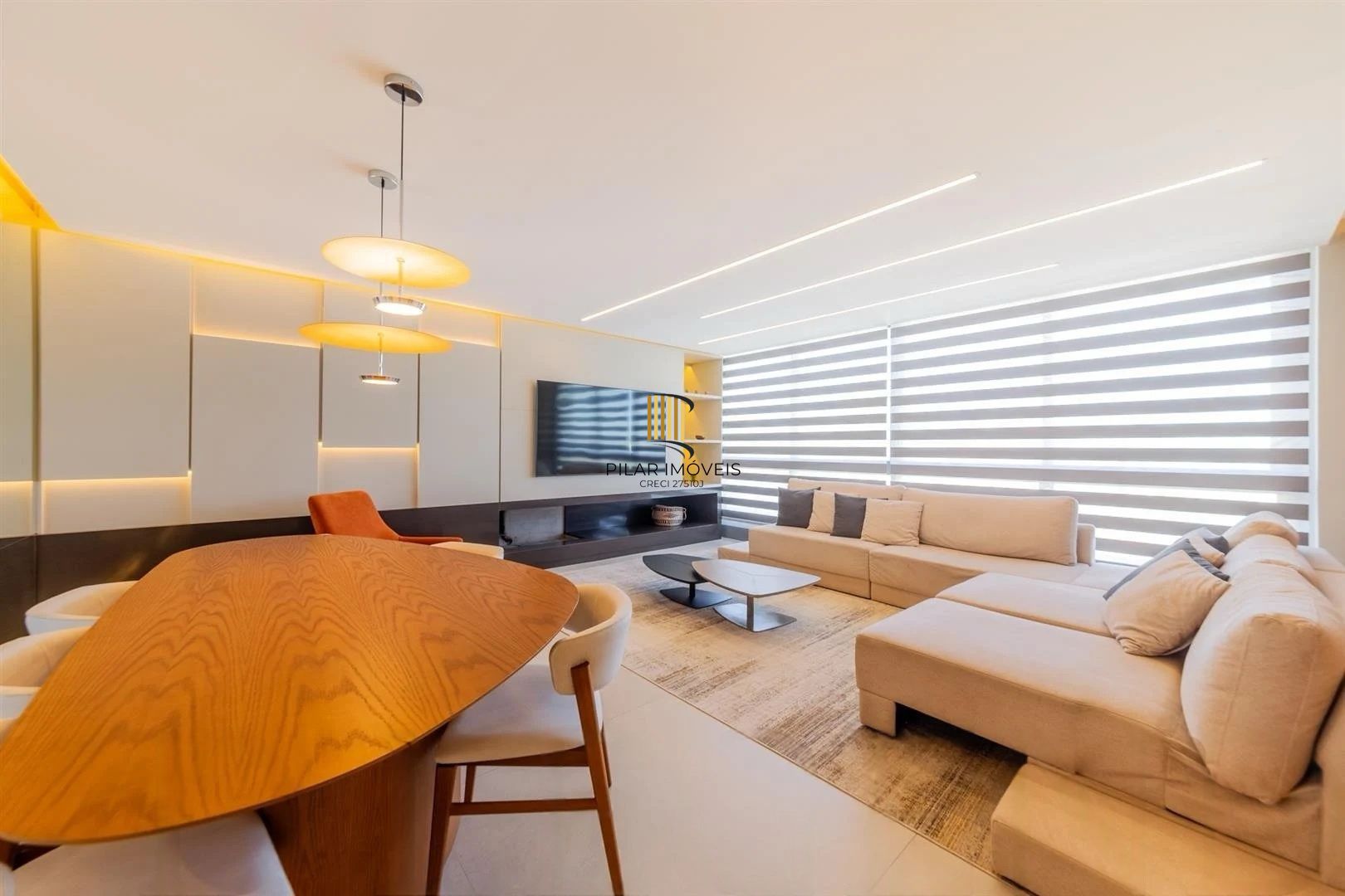 Apartamento 3 suítes mobiliado por arquiteta | 3 vagas | Lareira | Churrasqueira | High Garden Boa Vista