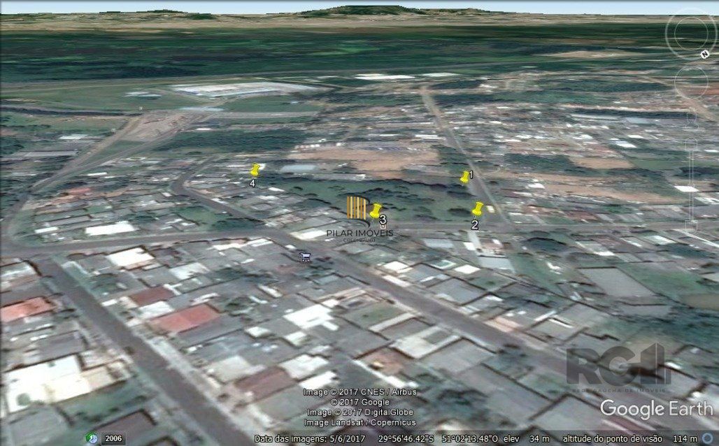Terreno para comprar com 3.467,07m² Bairro Chácara, Gravataí