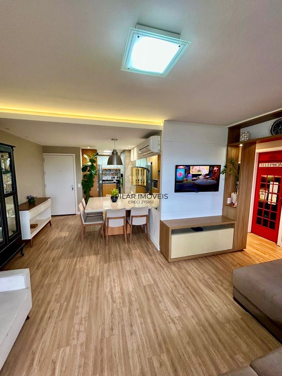 Excelente apartamento mobiliado no bairro Tristeza com 3d para comprar