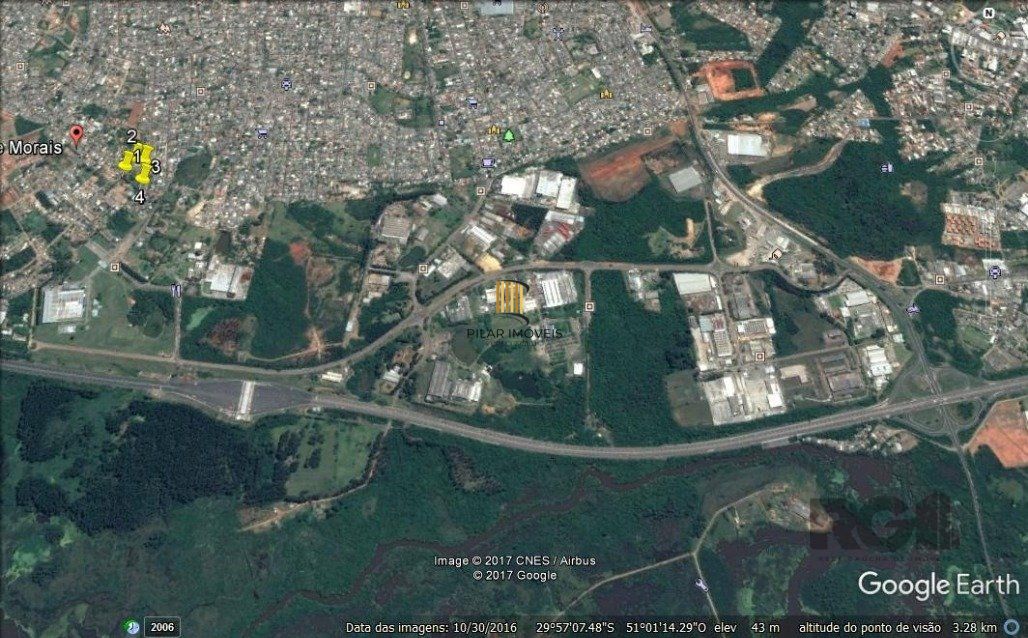 Terreno para comprar com 3.467,07m² Bairro Chácara, Gravataí