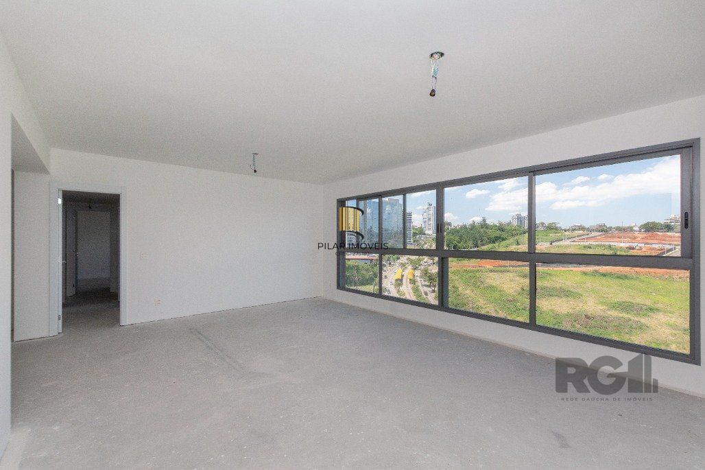 Apto de 3 suítes, andar alto, 115m² privativos com lavabo, cozinha americana e churrasqueira. - Pilar Imóveis