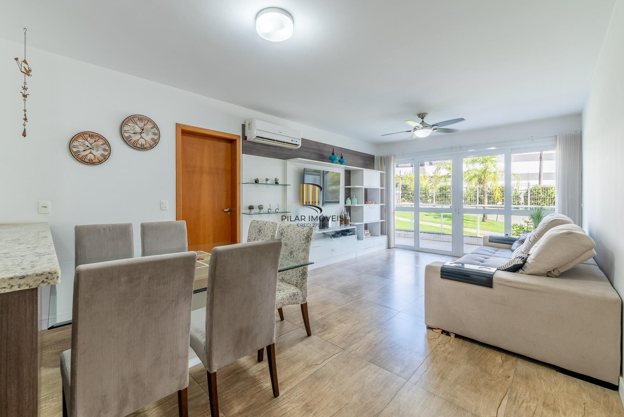 Apartamento Garden com 107m² e 3 dormitórios, 1 suíte, 2 vagas