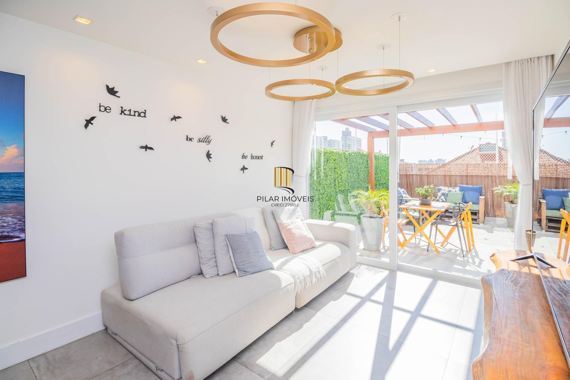 Apartamento garden semi-mobiliado e decorado no bairro Jardim Lindóia
