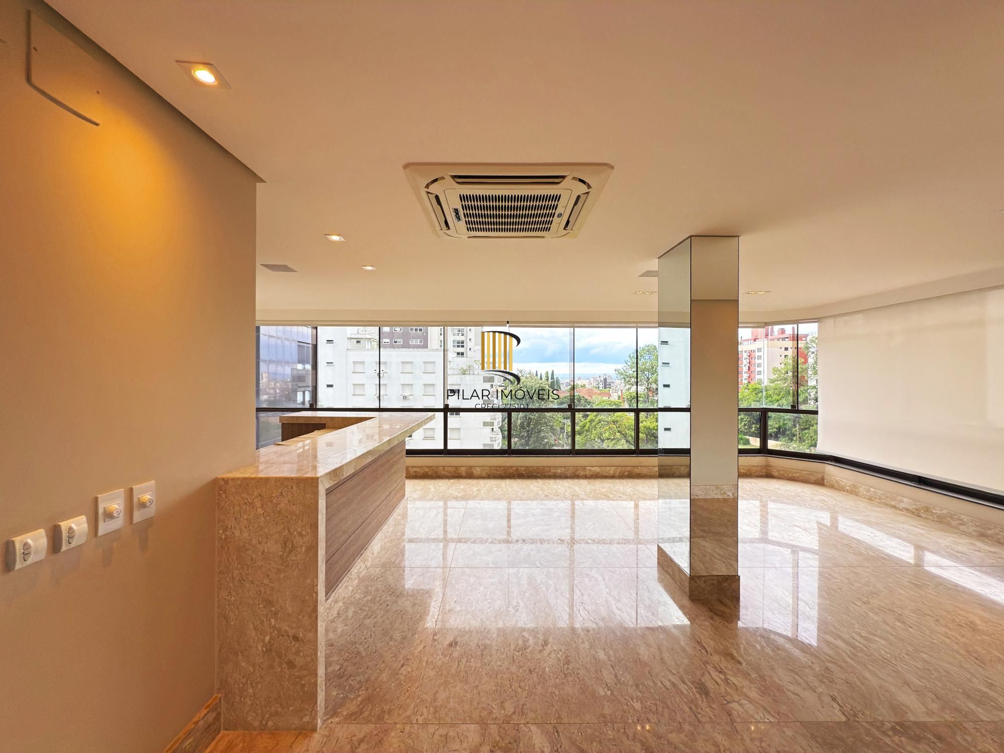 Apartamento com Lareira | Churrasqueira | 3 Suítes | Bairro Petrópolis - Pilar Imóveis