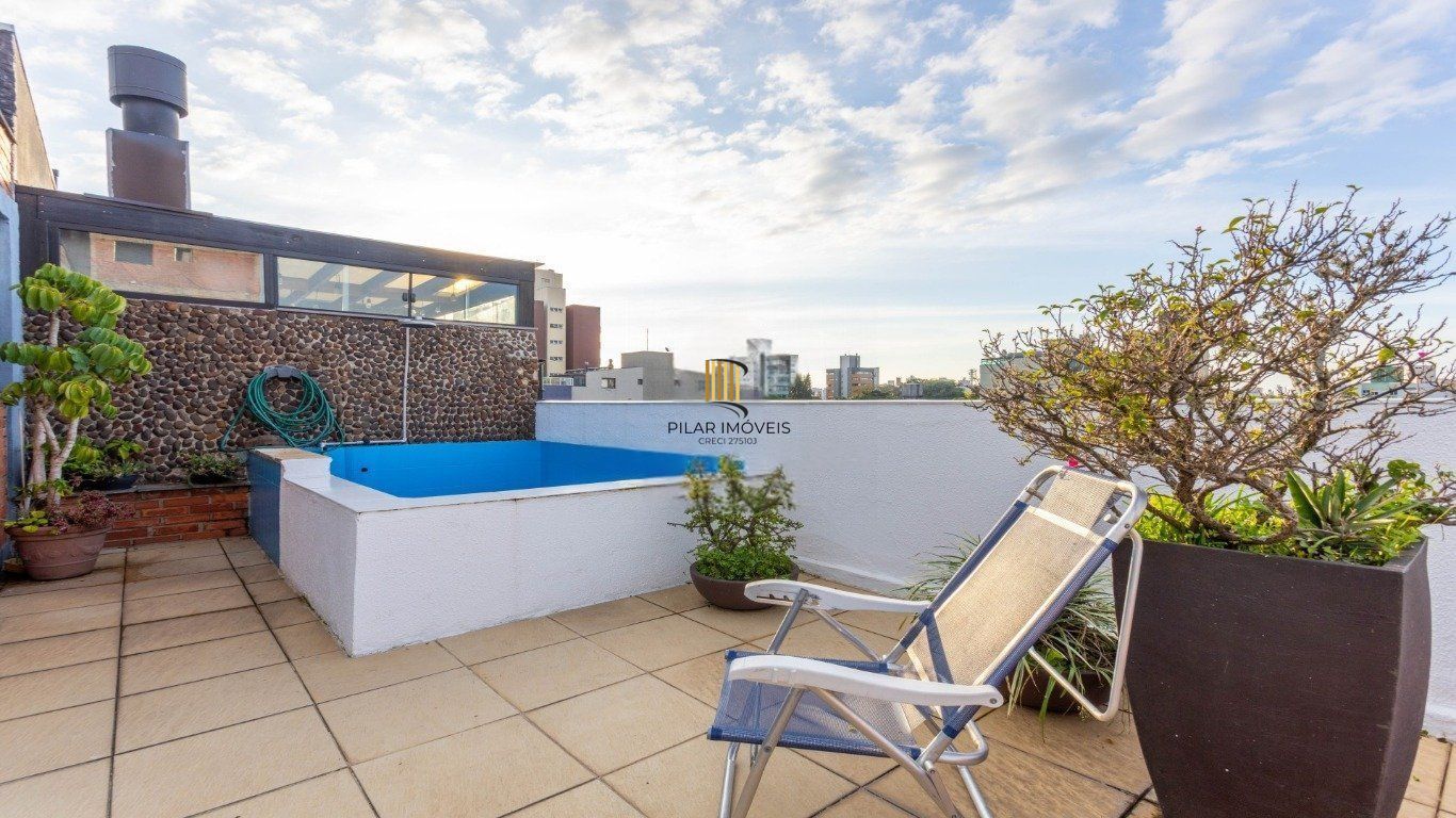 Cobertura com Piscina e Churrasqueira no Petrópolis – 240m² Privativos