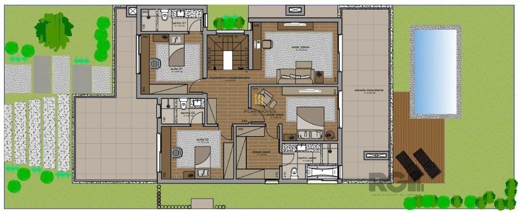 Casa no condomínio Península Ponta da Figueira, com 314m², para comprar , R$2.500.000,00