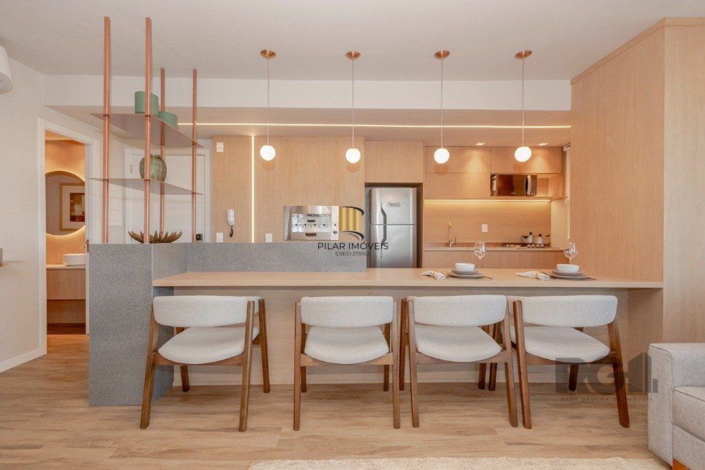 Apto de 1 dormitório com 60m² pronto para morar com 2 vagas e vista panorâmica
