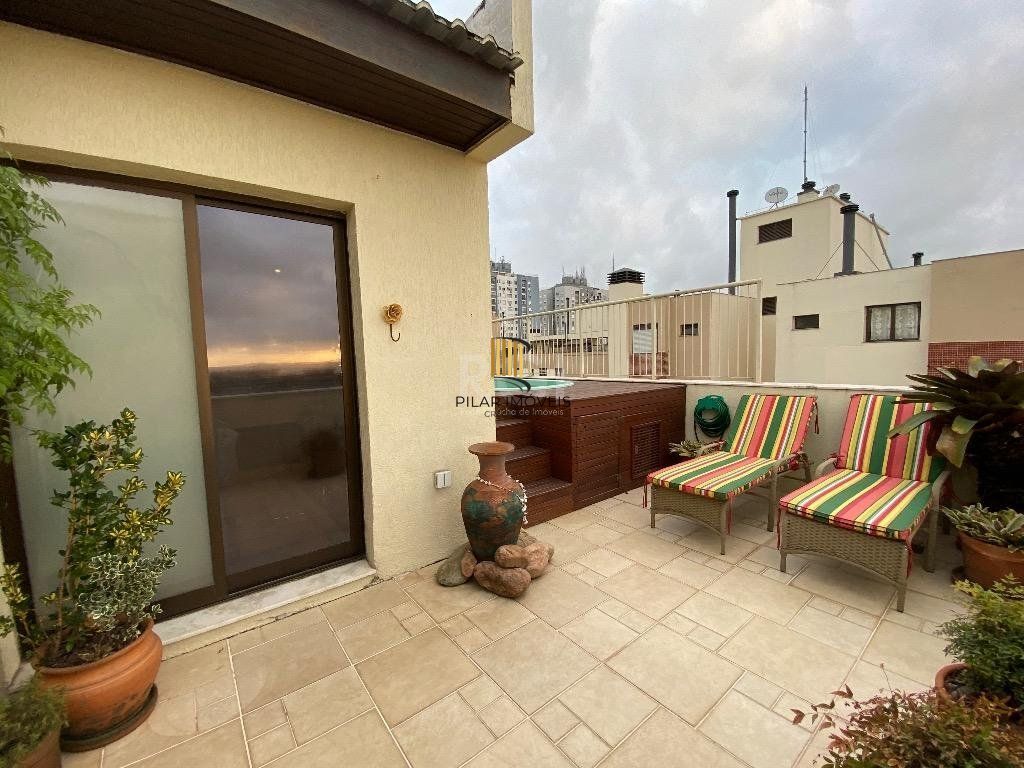 Excelente Cobertura Para comprar Com 156 m²  - Cristal - Porto Alegre/RS
