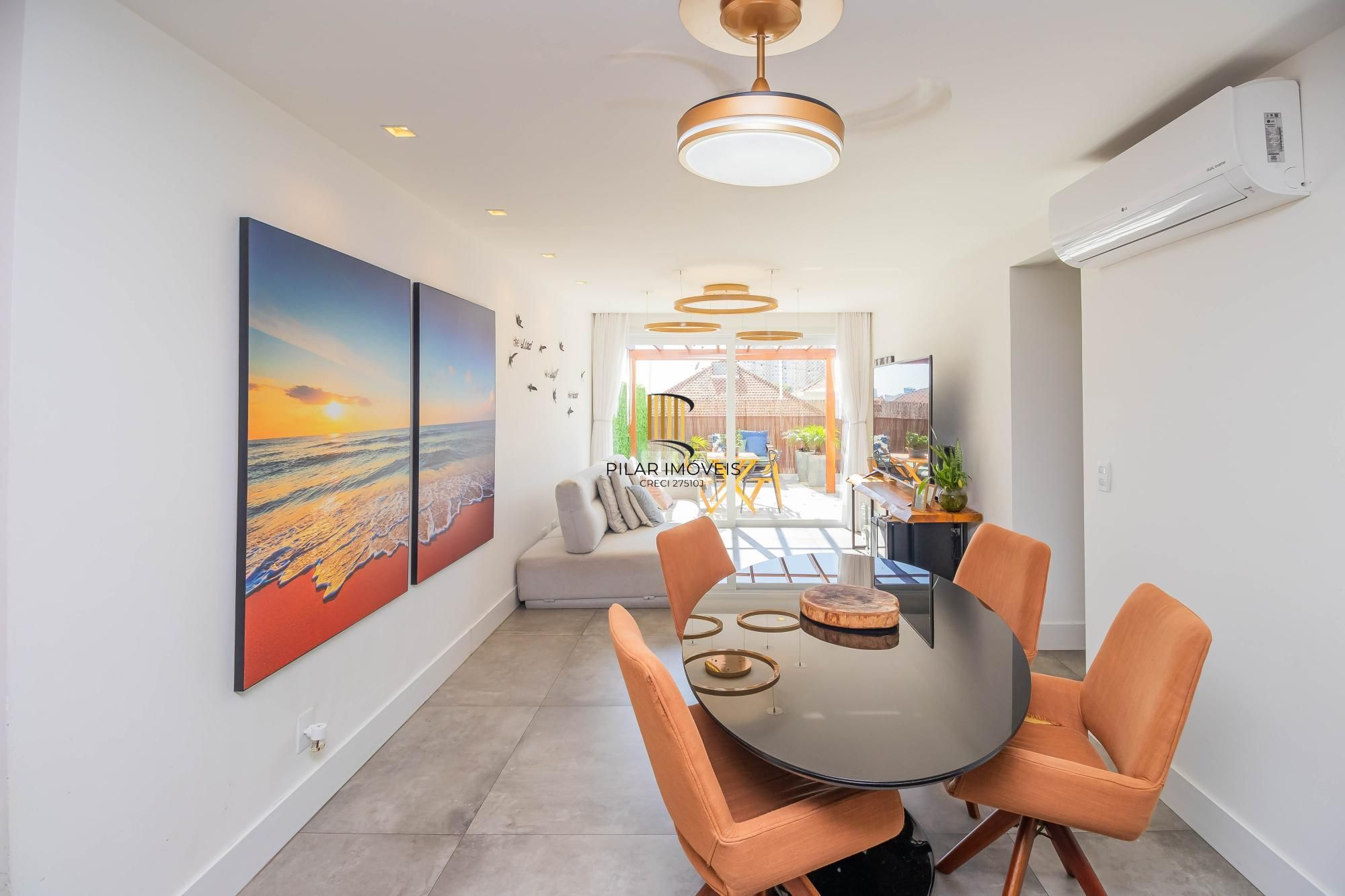 Apartamento garden semi-mobiliado e decorado no bairro Jardim Lindóia