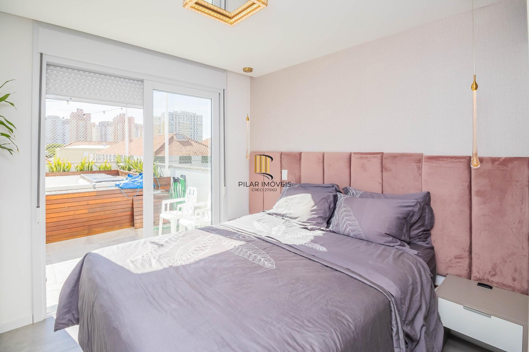 Apartamento garden semi-mobiliado e decorado no bairro Jardim Lindóia