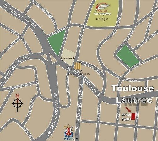 Apartamento de 2 dormitórios e uma vaga para Comprar no Bairro Bom Jesus.