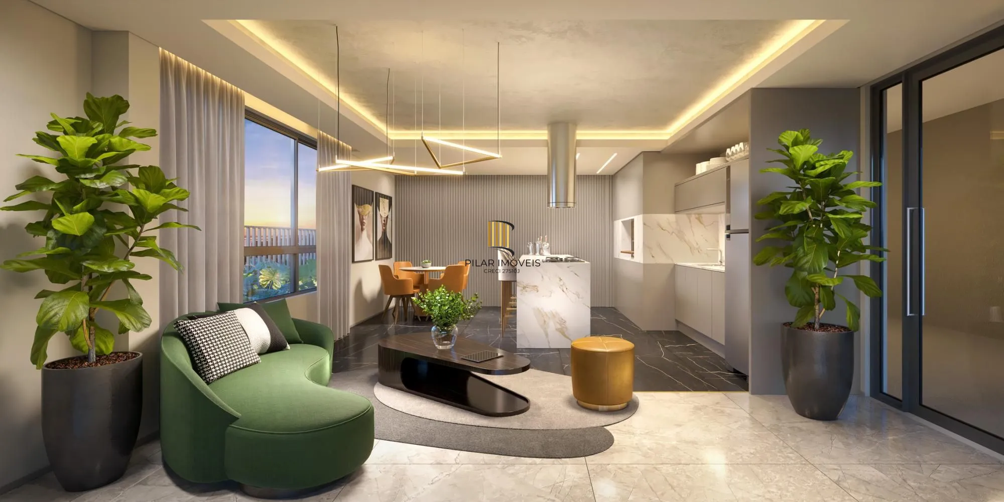 Loft 1 dormitório no bairro Menino Deus
