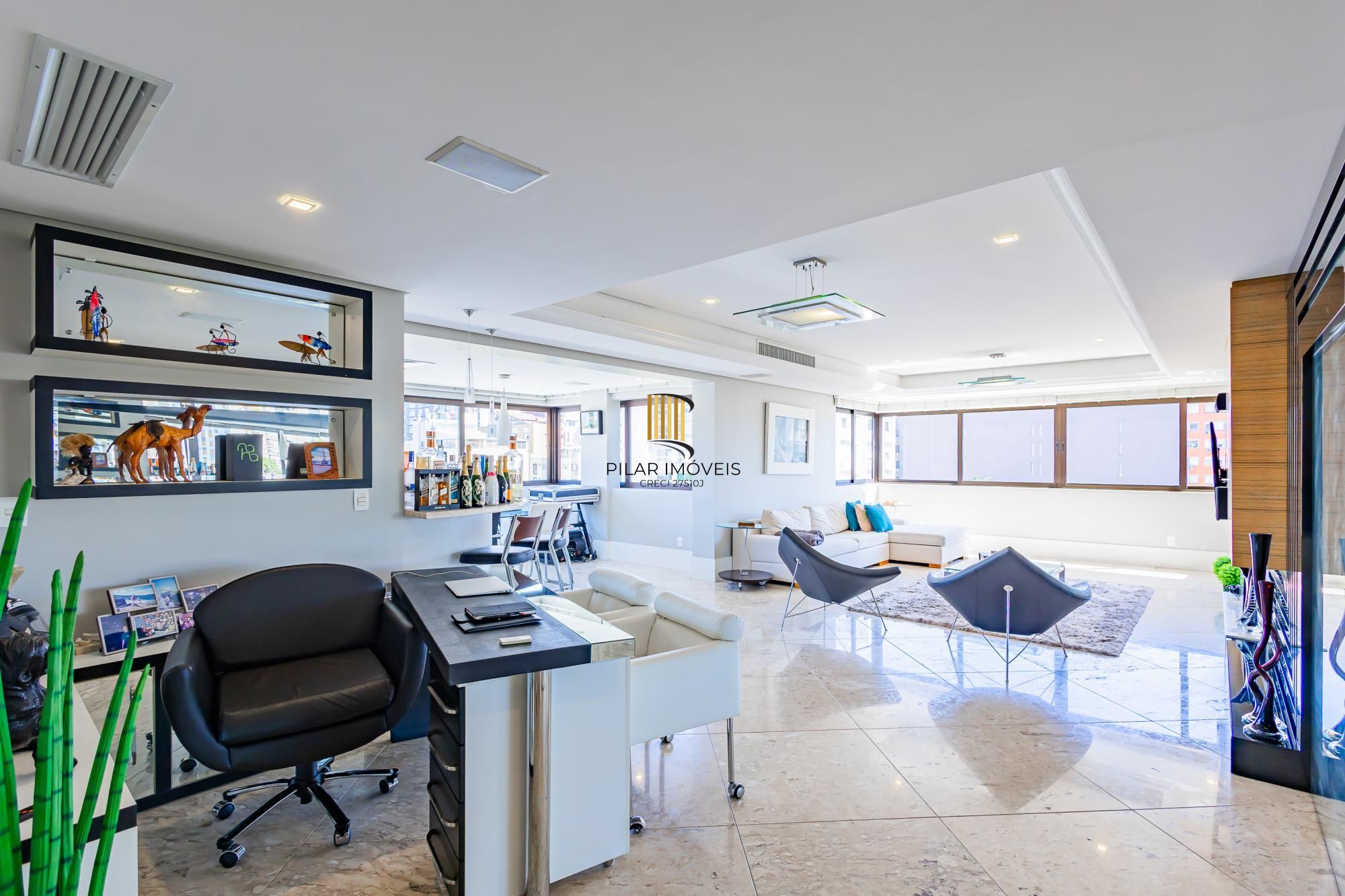 Espetacular apartamento 3 suítes 3 vagas com infra completa no Moinhos de Vento