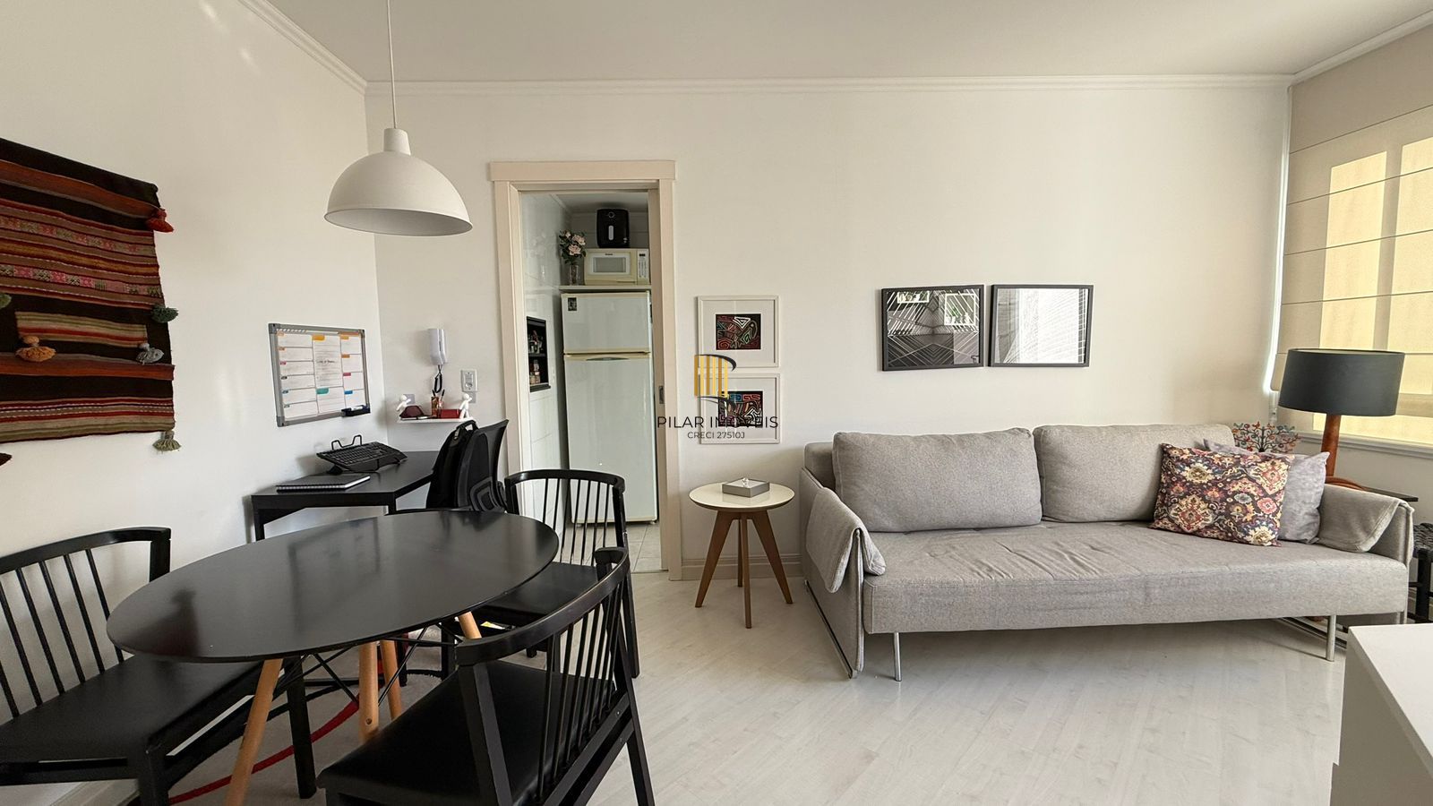 Apartamento 1 dormitório c/vaga escriturada coberta e infra completa no Rio Branco