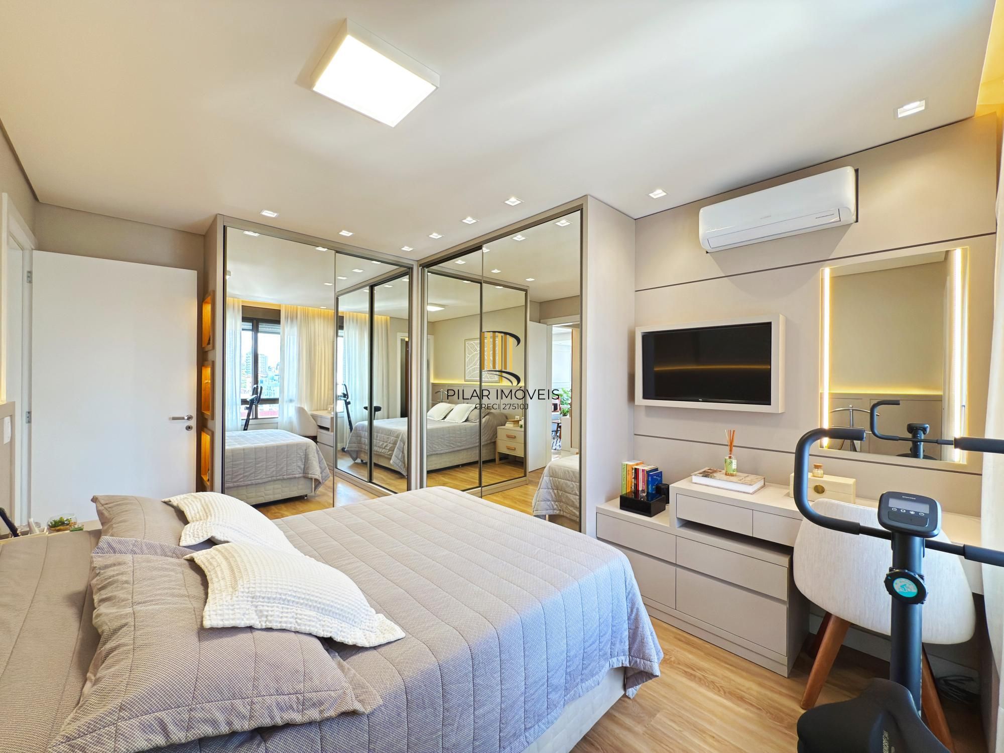 Porteira Fechada Belíssimo apartamento mobiliado e decorado 2 dorm 2 vagas c/piscina