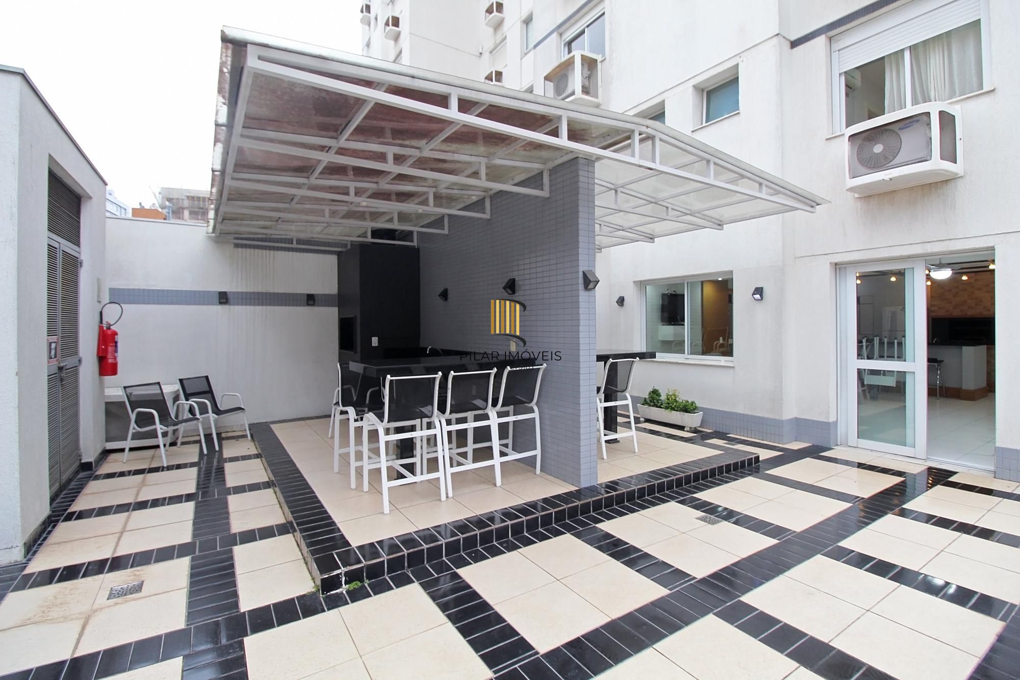 Apartamento 1 dormitório c/vaga escriturada coberta e infra completa no Rio Branco