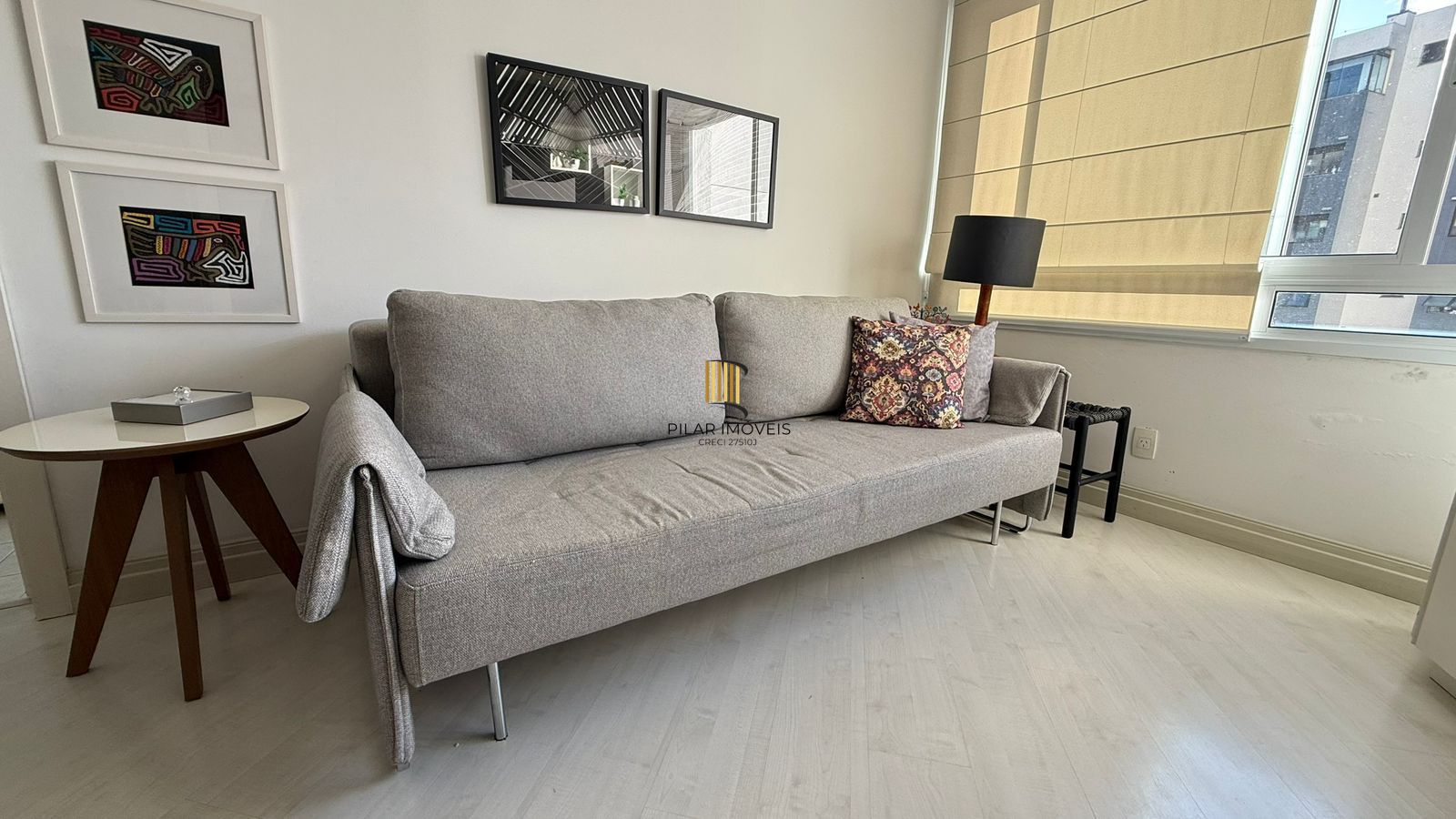 Apartamento 1 dormitório c/vaga escriturada coberta e infra completa no Rio Branco